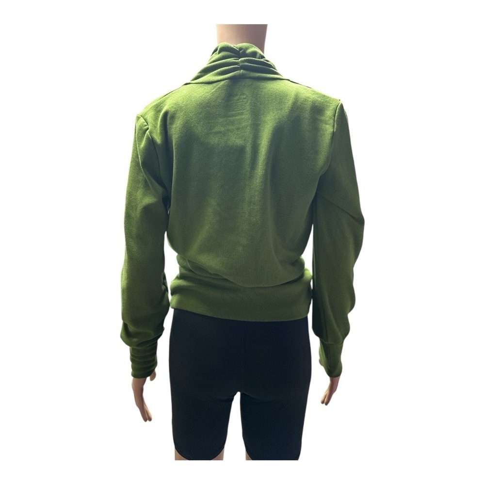 OGL - NWT - Green Draped Sweater - Picture 2 of 3